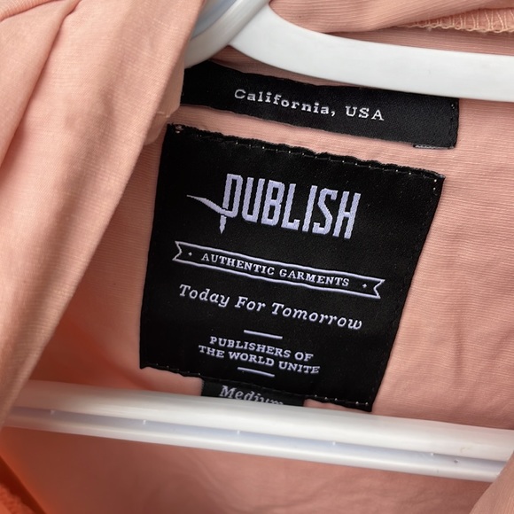 Publish Pink Pullover Jacket (1/4 zip) - Picture 6 of 6